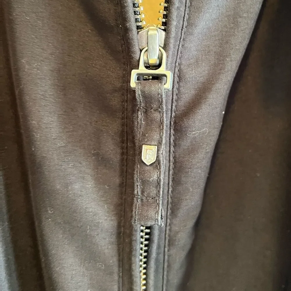 Faconnable Black Windbreaker Jacket